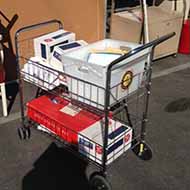 Mail Cart with Mail